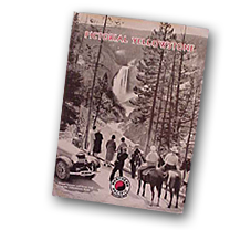 Image of a pamphlet from Yellowstone Park