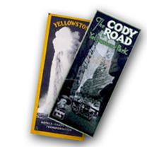 Image of a brochures from Yellowstone Park