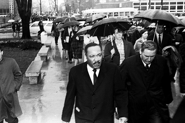 Martin Luther King Leads Freedom March