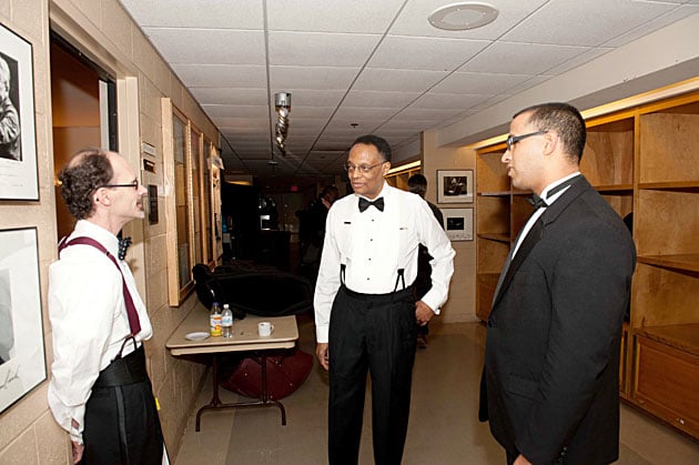 Conductor Scott Hall, Composer Ramsey Lewis and Bassist Joshua Ramos