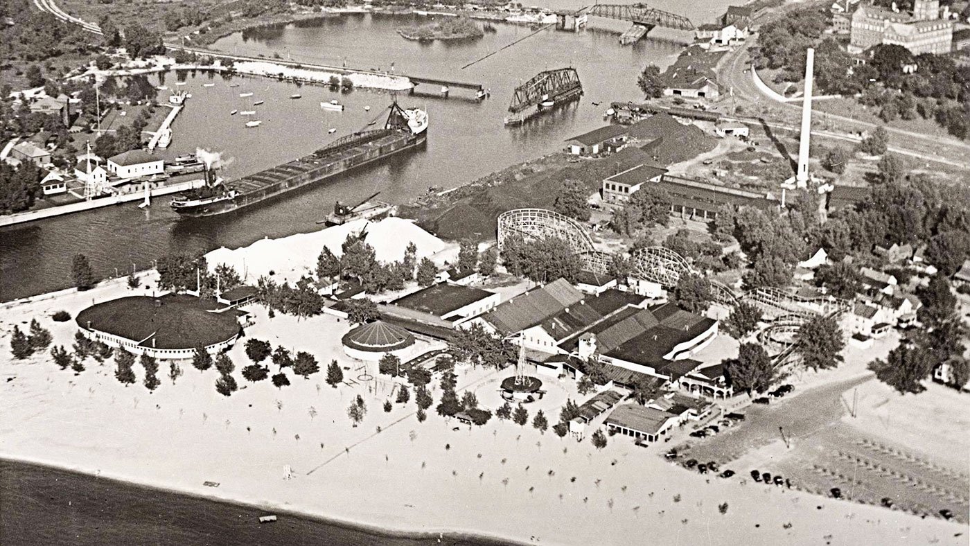 Silver Beach Amusement Park in 1941