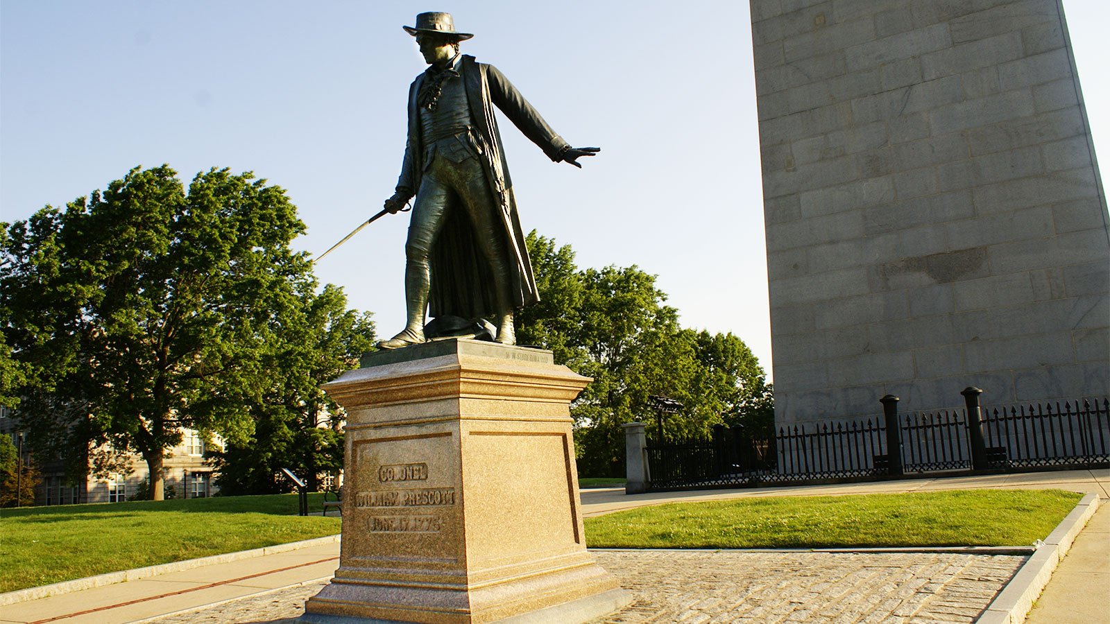 statue of Col. William Prescott