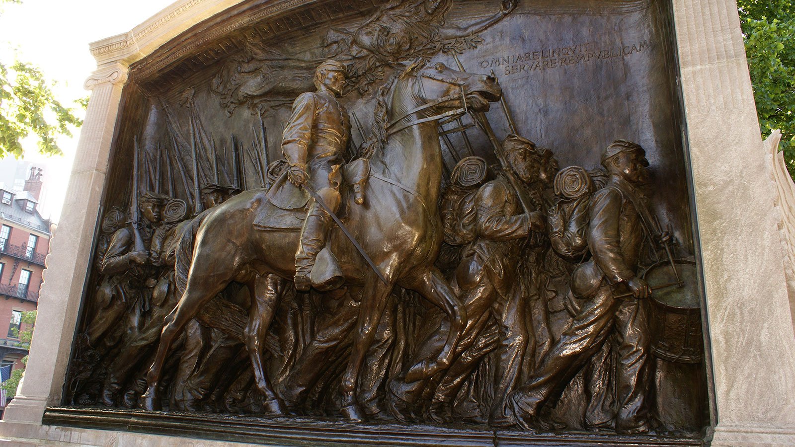 Memorial to Robert Gould Shaw and the Fifty-Fourth Massachusetts Regiment