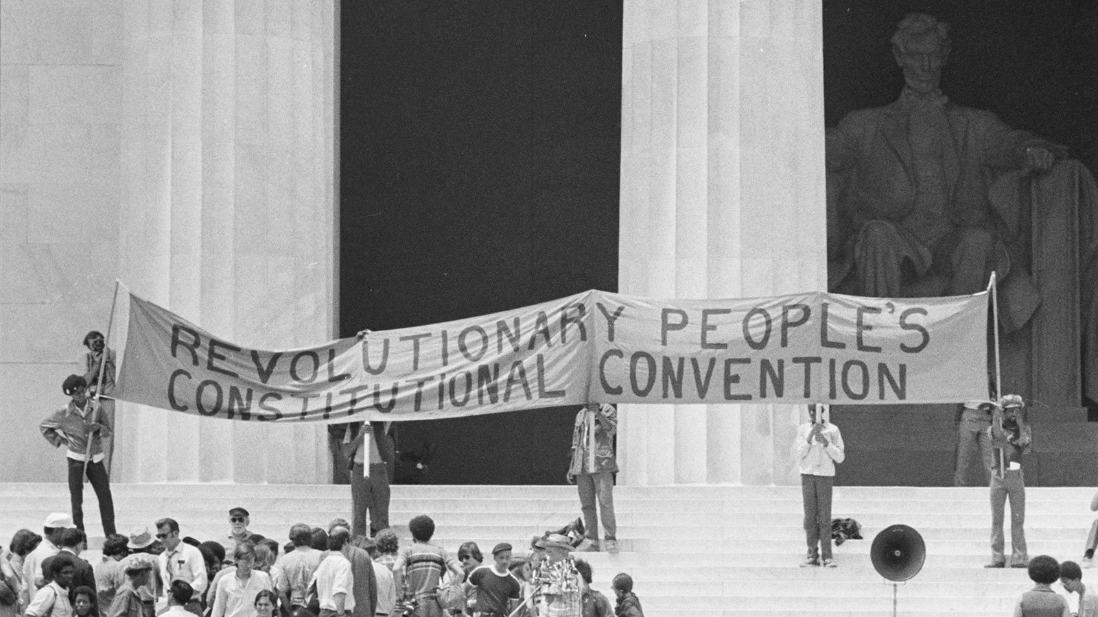 evolutionary People's Constitutional Convention at the Lincoln Memorial on June 19, 1970