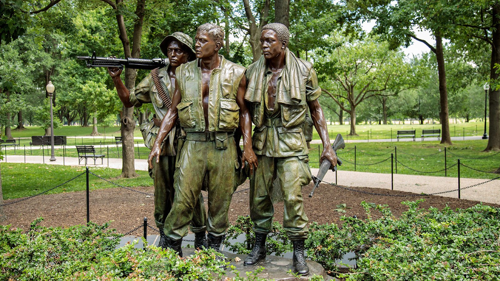 The Three Servicemen statue