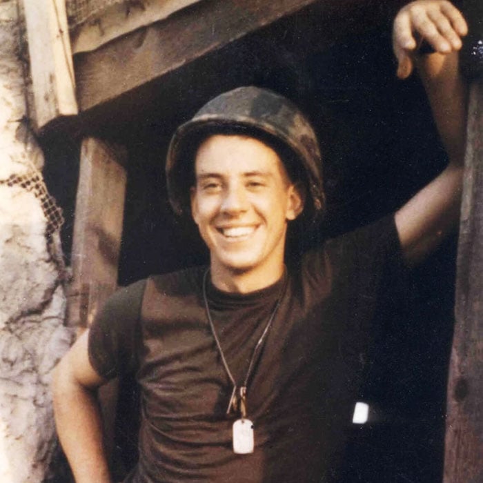 Jan Scruggs in Vietnam, circa 1970