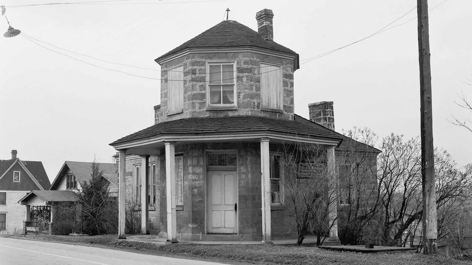 A toll house on the National Road