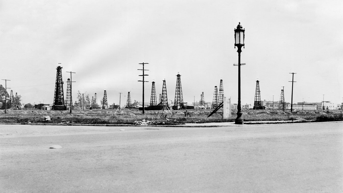 Oil field, Wilshire and Curson