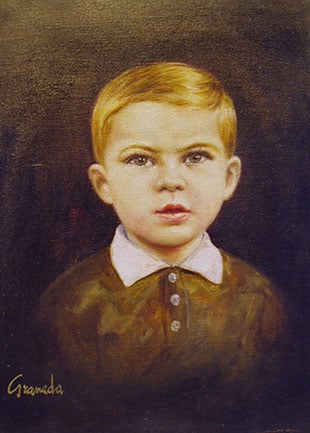 Pier Carlo Bontempi as a child