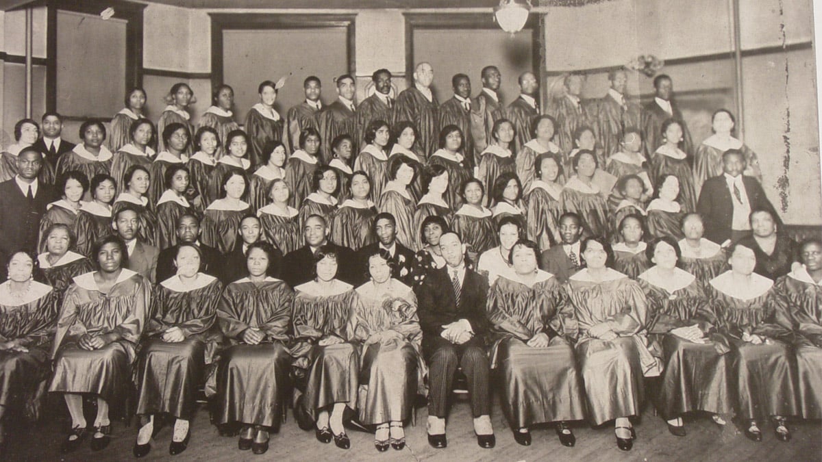 The first gospel choir started in 1931