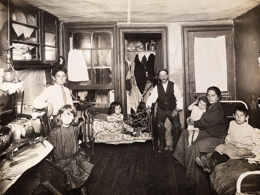 Jacob Riis tenement photo (credit Museum of the City of New York)