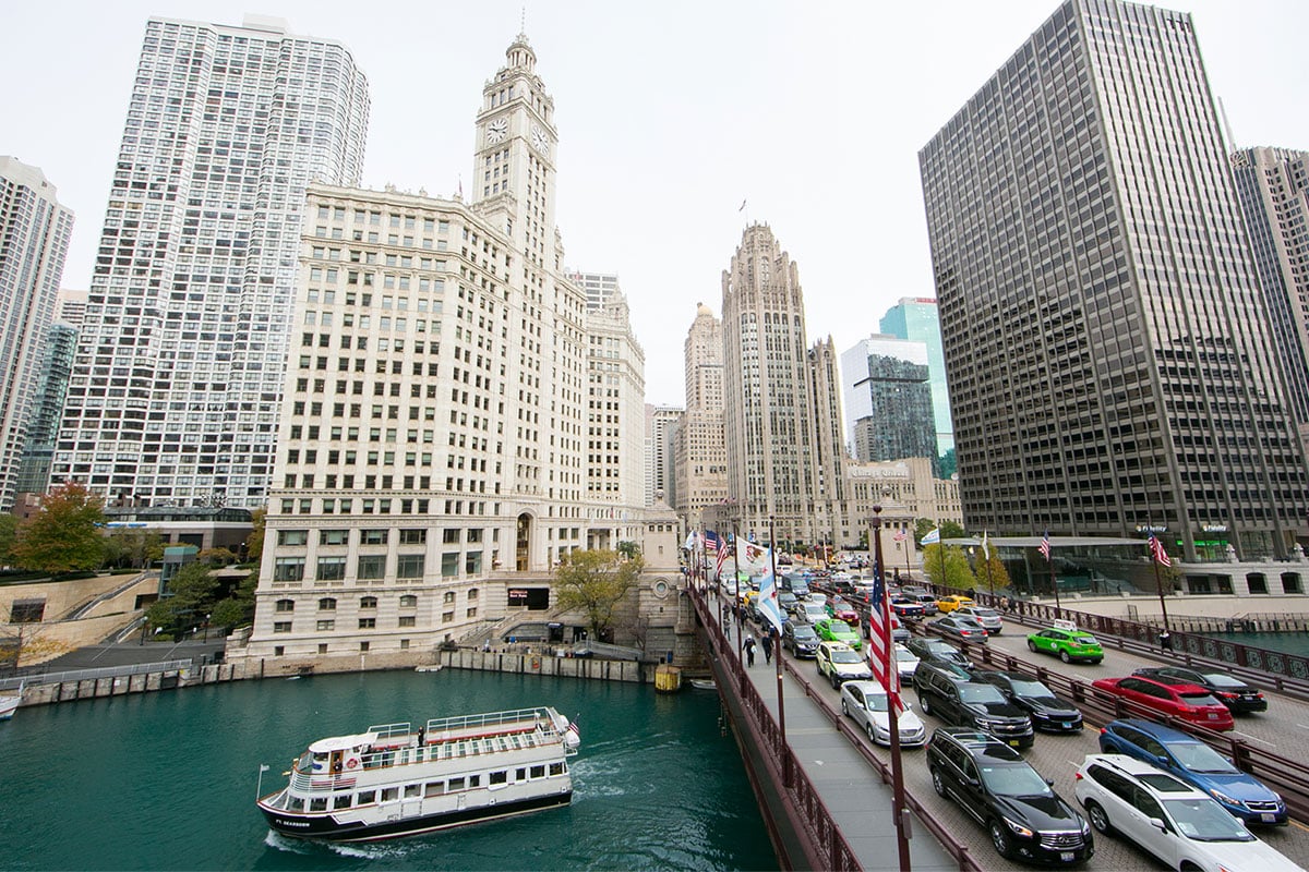 The View from Michigan Ave Bridge