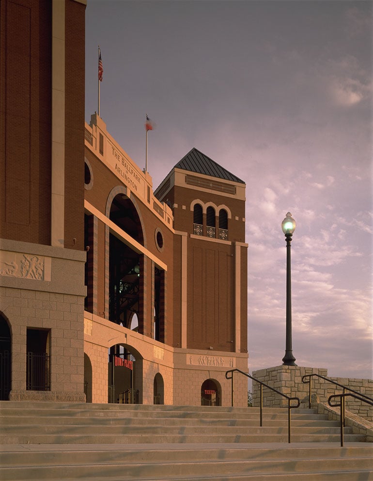 Texas Rangers Ballpark, entrance tower