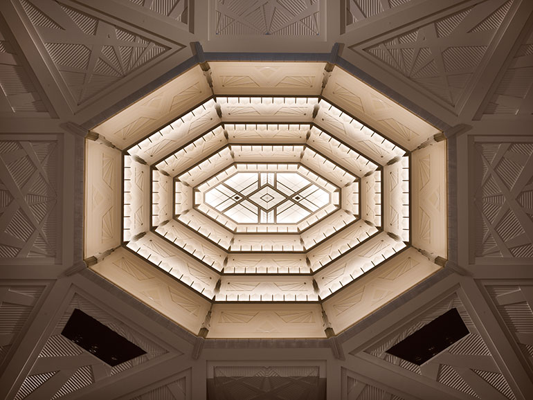 Smith Center, interior skylight