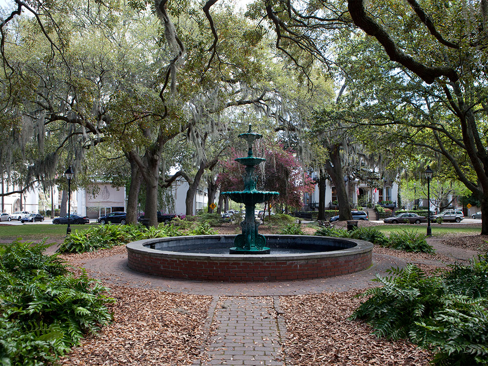 Squares of Savannah, GA (credit Bailey Davidson)