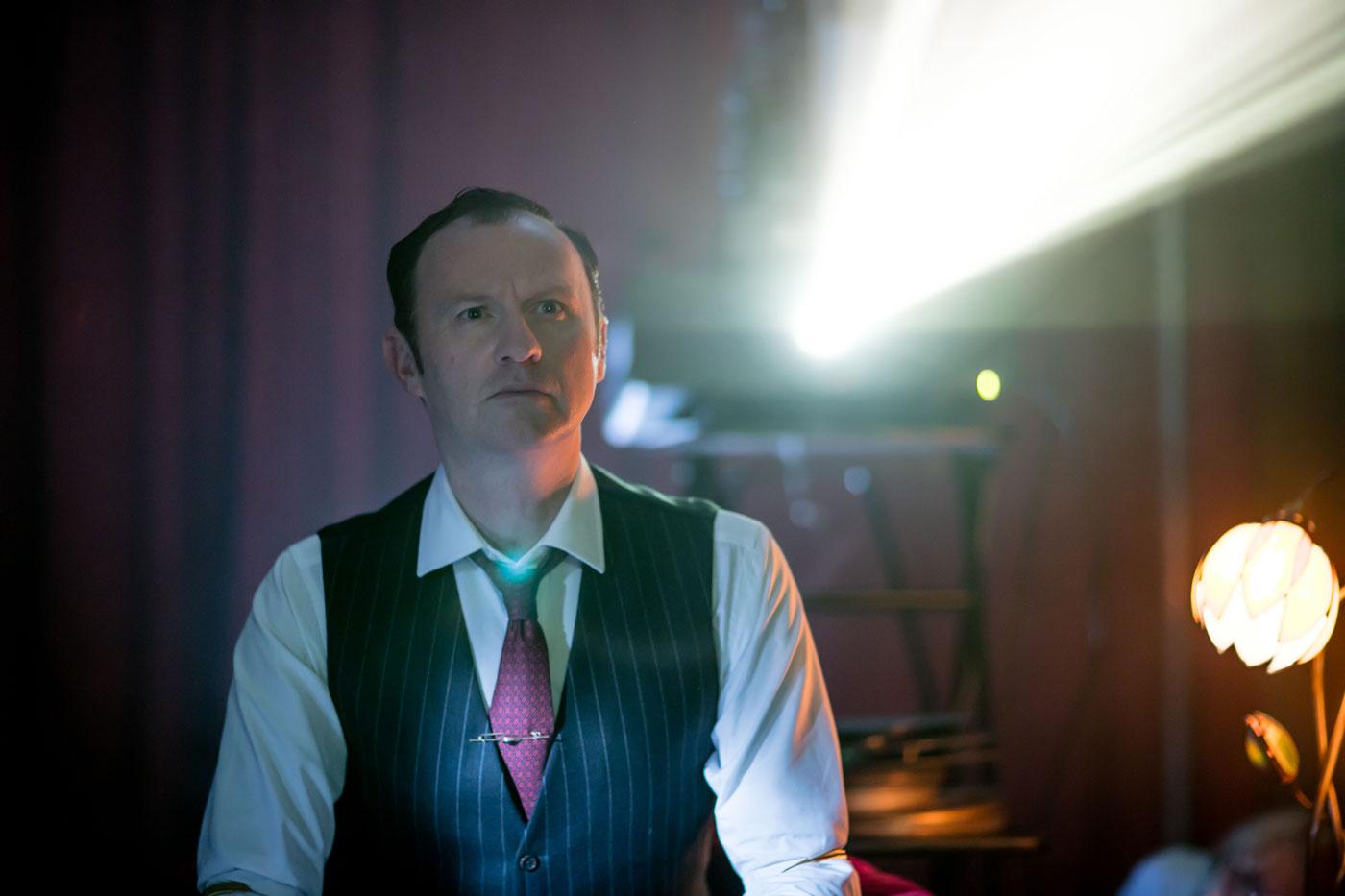 Mark Gatiss as Mycroft Holmes. (Laurence Cendrowicz/Hartswood Films & MASTERPIECE)