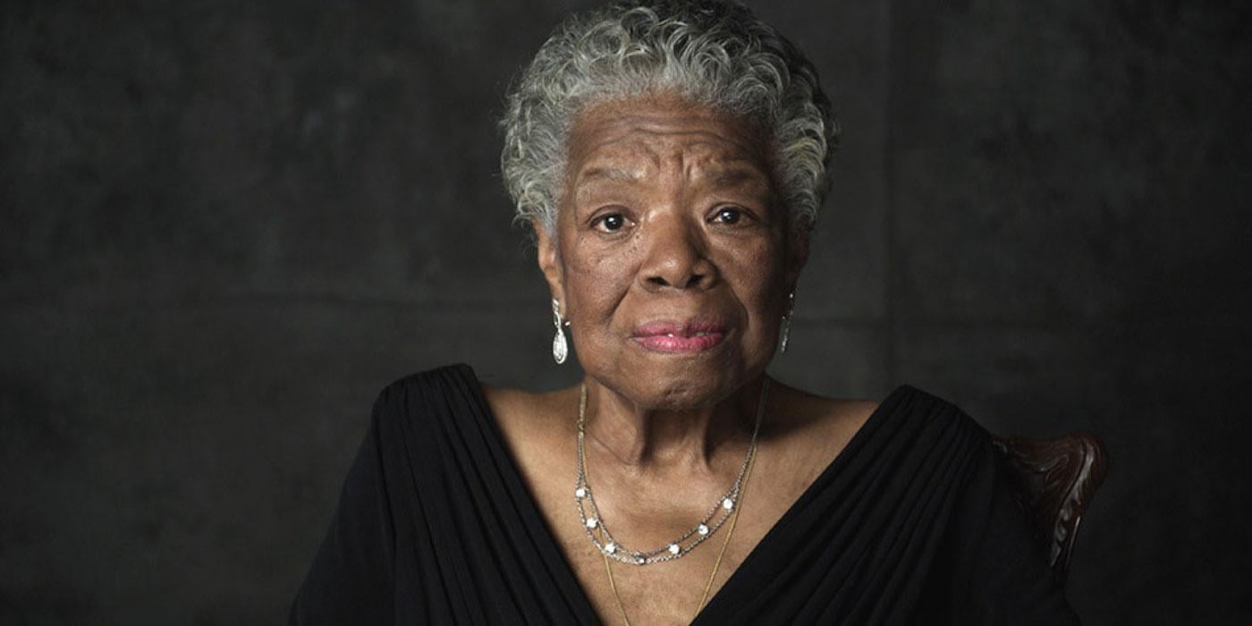 Dr. Maya Angelou on the set of "Oprah's Master Class," circa January 2011. (Courtesy of OWN)