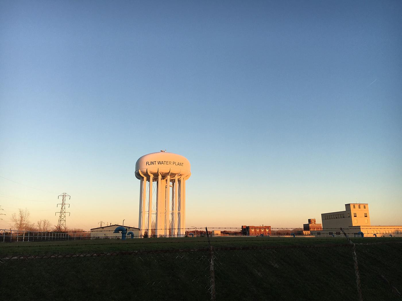 The water treatment plant in Flint, Michigan. Photo: Caitlin Saks/WGBH