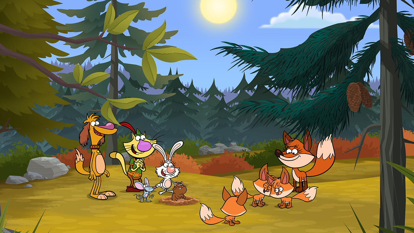 Hal, Nature Cat, Squeeks, and Daisy. Image: Courtesy of Spiffy Pictures
