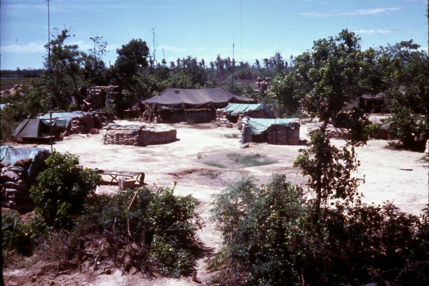 Marine base in the Vietnam War.