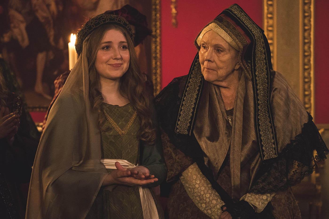 Wilhelmina Coke and the Duchess of Buccleuch (Diana Rigg) in Victoria. Photo: Courtesy of ITV Studios