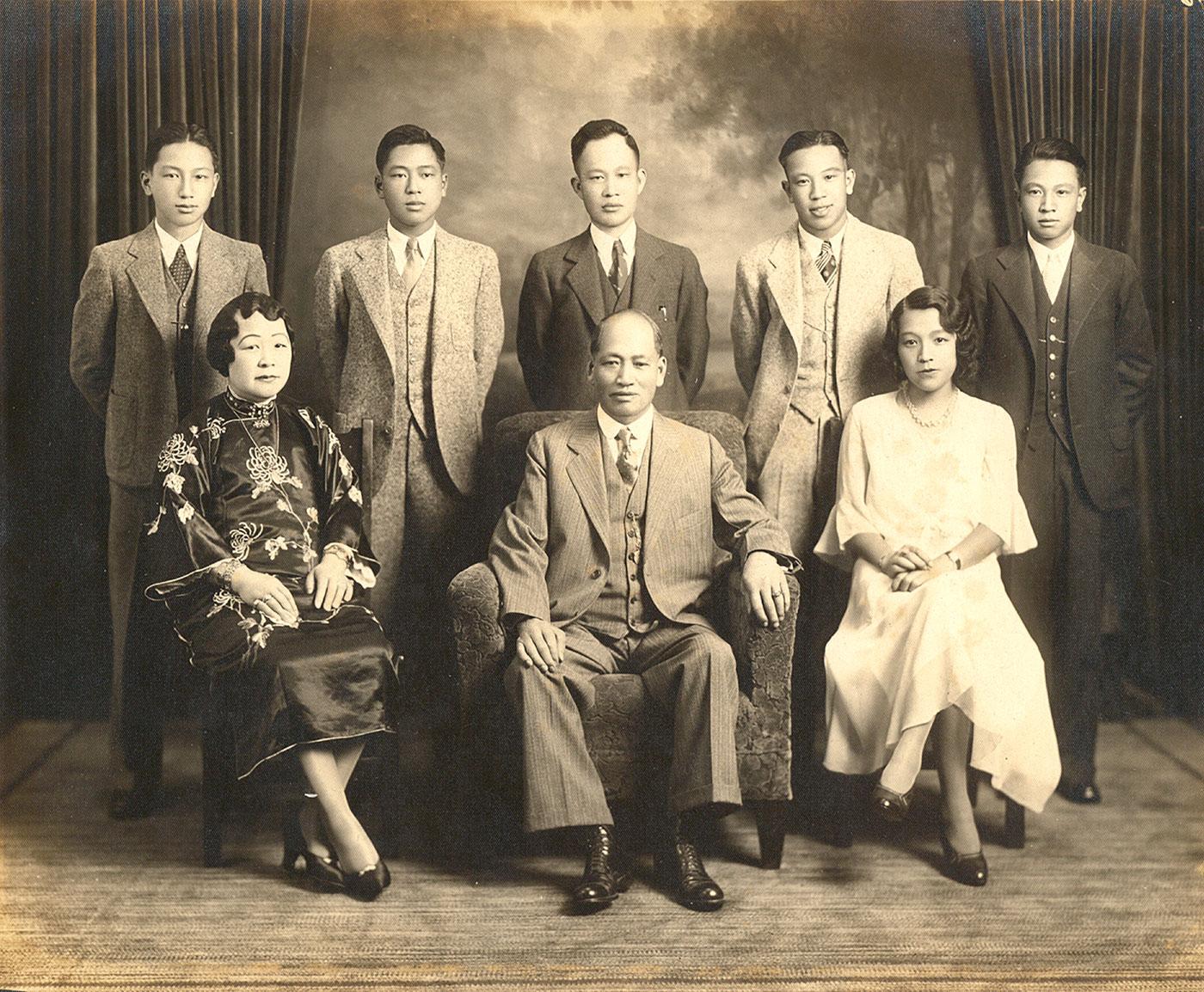 The Lim Family, American born and educated. Photo: Lim Tong Family Archives
