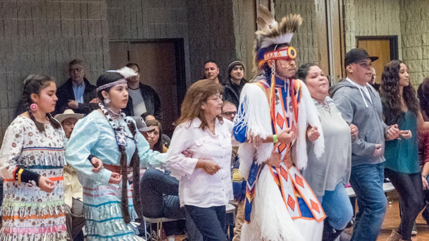 A dance at Chicago's American Indian Center. Photo: American Indian Center