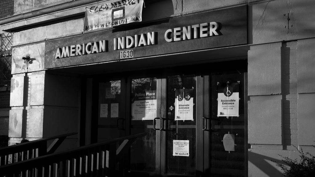 The previous location of the American Indian Center in Chicago