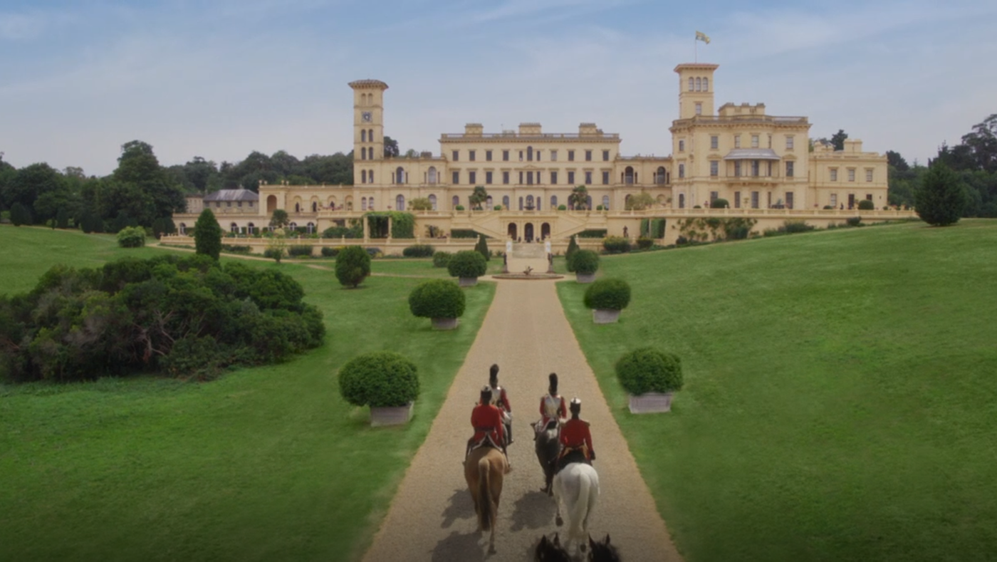 Osborne House on the Isle of Wight in 'Victoria'