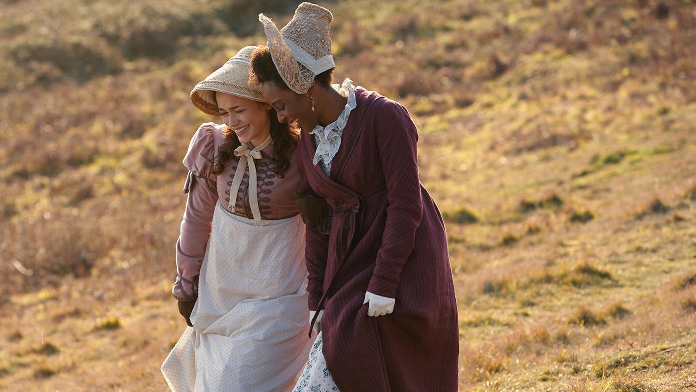 Charlotte Heywood and Miss Lambe in Sanditon. Photo: Red Planet Pictures/ITV 2019