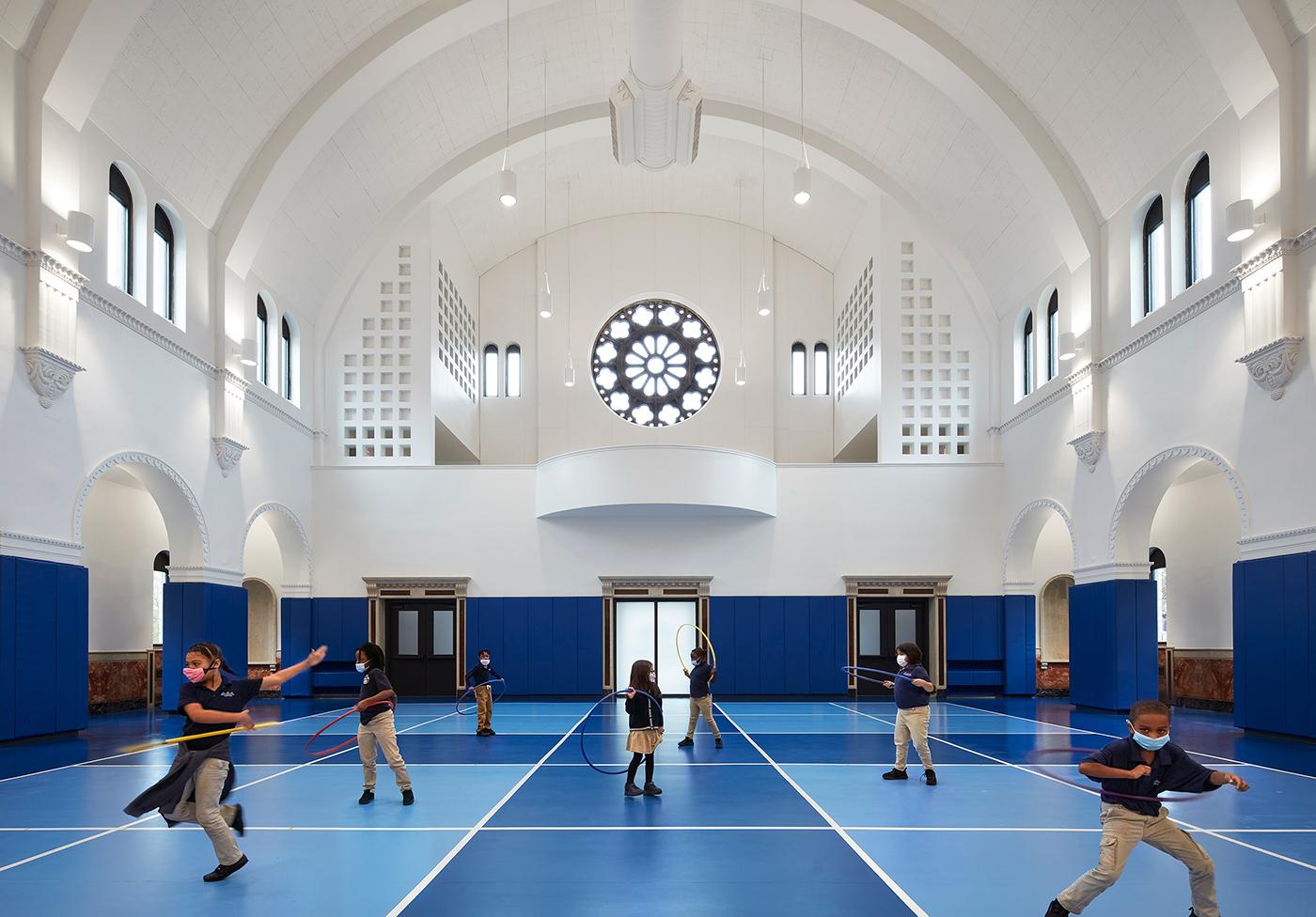 An expansion of Great Lakes Academy into an unused Catholic church