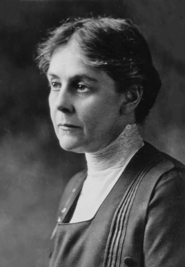 Alice Hamilton, the first woman to appointed to Harvard's faculty and a pioneering researcher in toxicology.