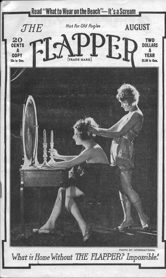 An issue of 'Flapper' magazine, which was based in Chicago, from 1922. Image courtesy of Joseph Gustaitis