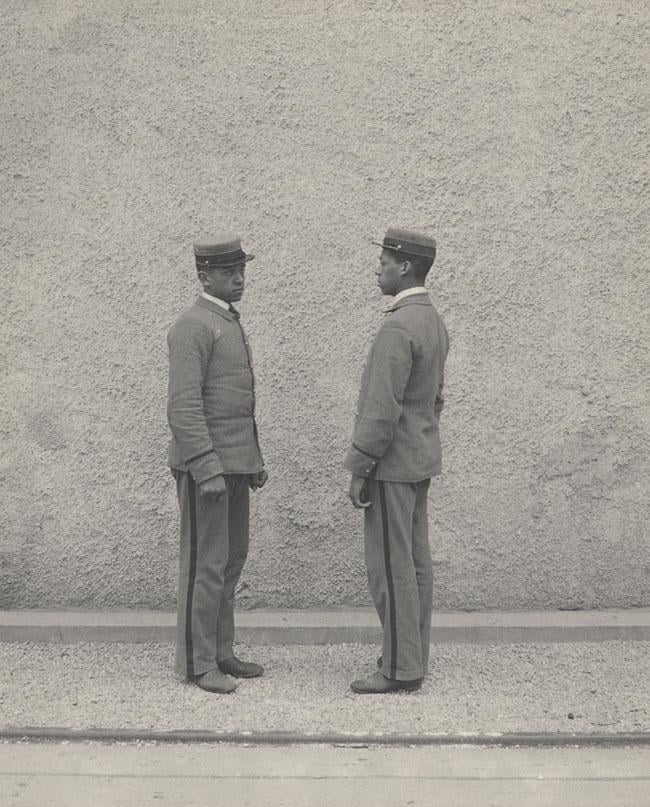 Two black workers at the 1893 World's Columbian Exposition in Chicago