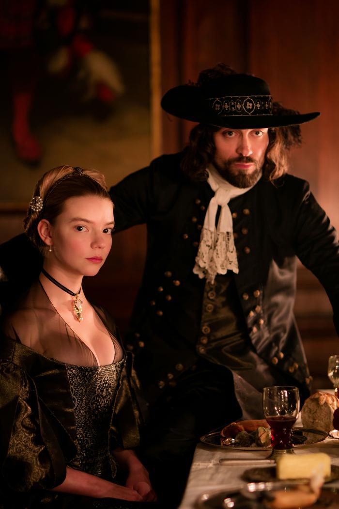 Anya Taylor-Joy as Nella and Alex Hassell as Johannes Brandt in The Miniaturist. Photo: The Forge/Laurence Cendrowicz for BBC and MASTERPIECE
