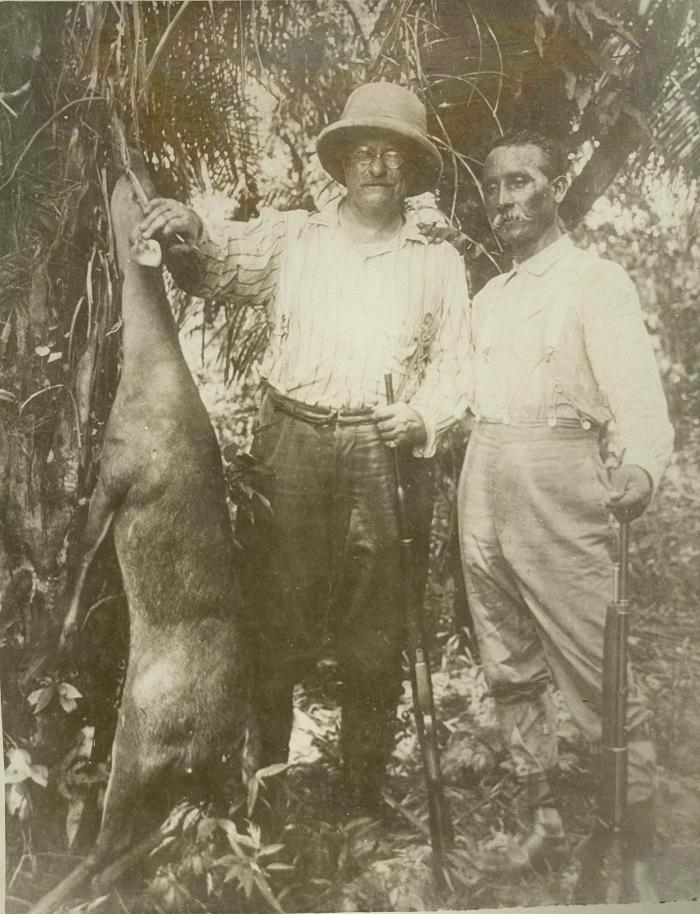 Theodore Roosevelt and Cândido Rondon in the Amazon, 1914