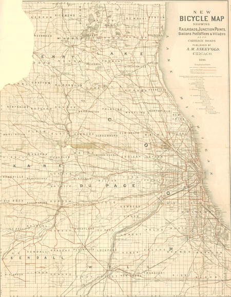 Bicycle Map of 1898