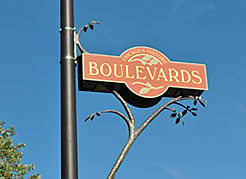 Boulevards Sign