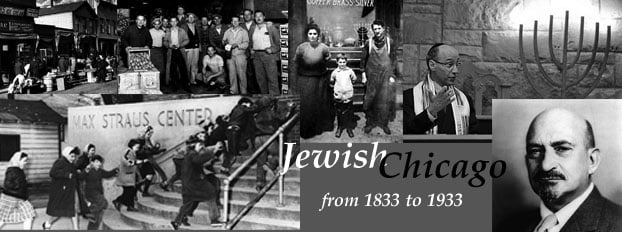 Jewish History in Chicago: 1833-1933: Romance of a People Banner