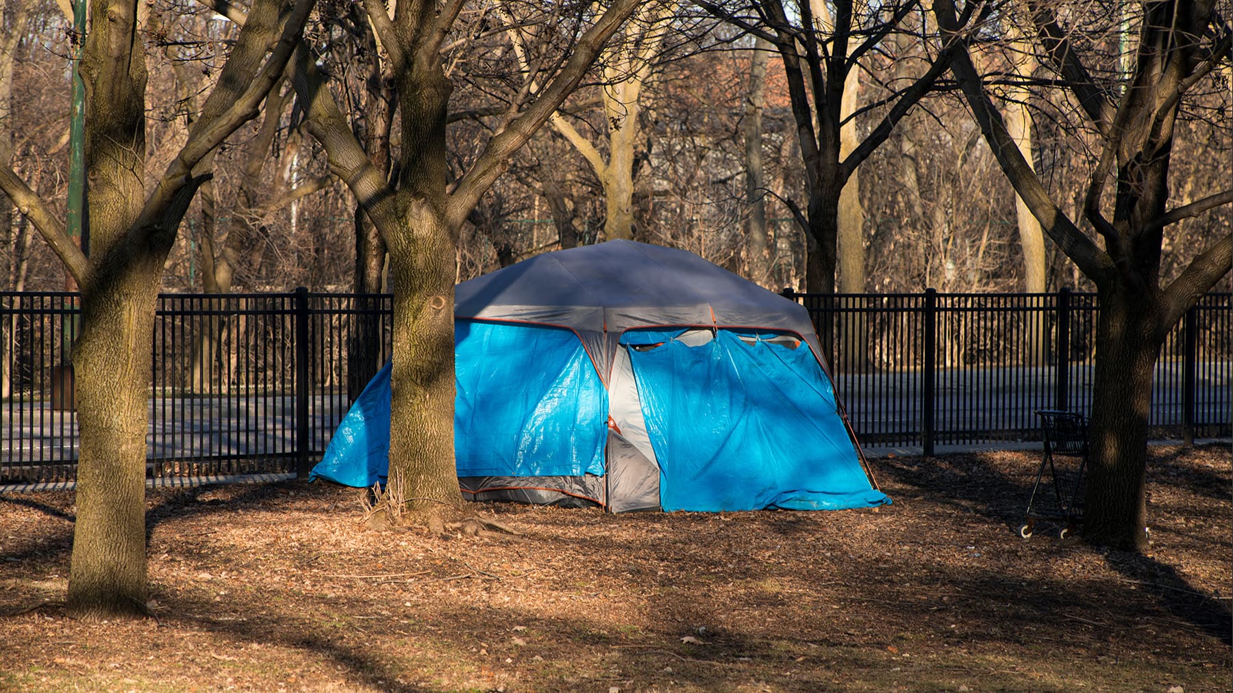 Gompers Park Homeless Tents