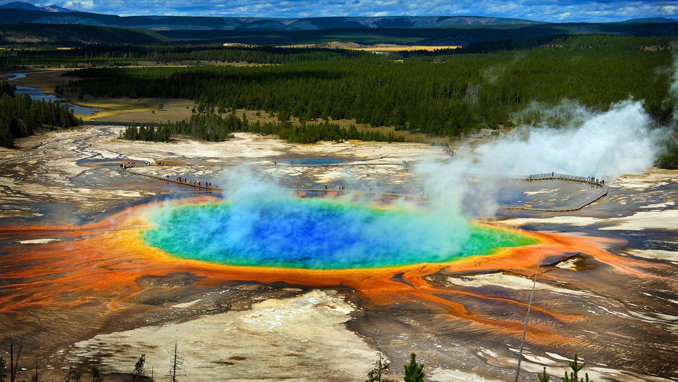America’s National Parks Vacation: Yellowstone Prismatic Spring