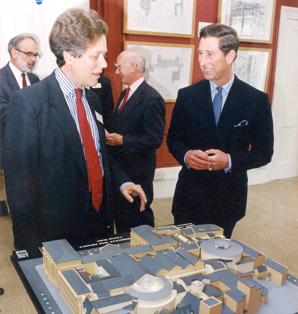 Adam with Charles, Prince of Wales