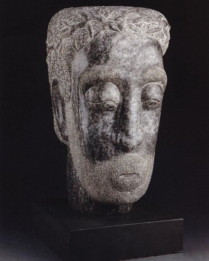 'Man of Sorrows' sculpture by Marion Perkins