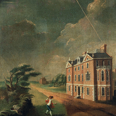 Thunderstorm in Philadelphia, c.1760. Photo: The Library Company of Philadelphia