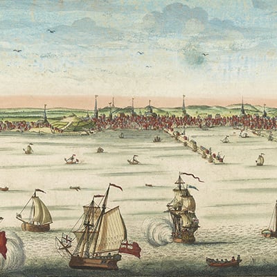 Boston harbor c.1730. Photo: Library of Congress