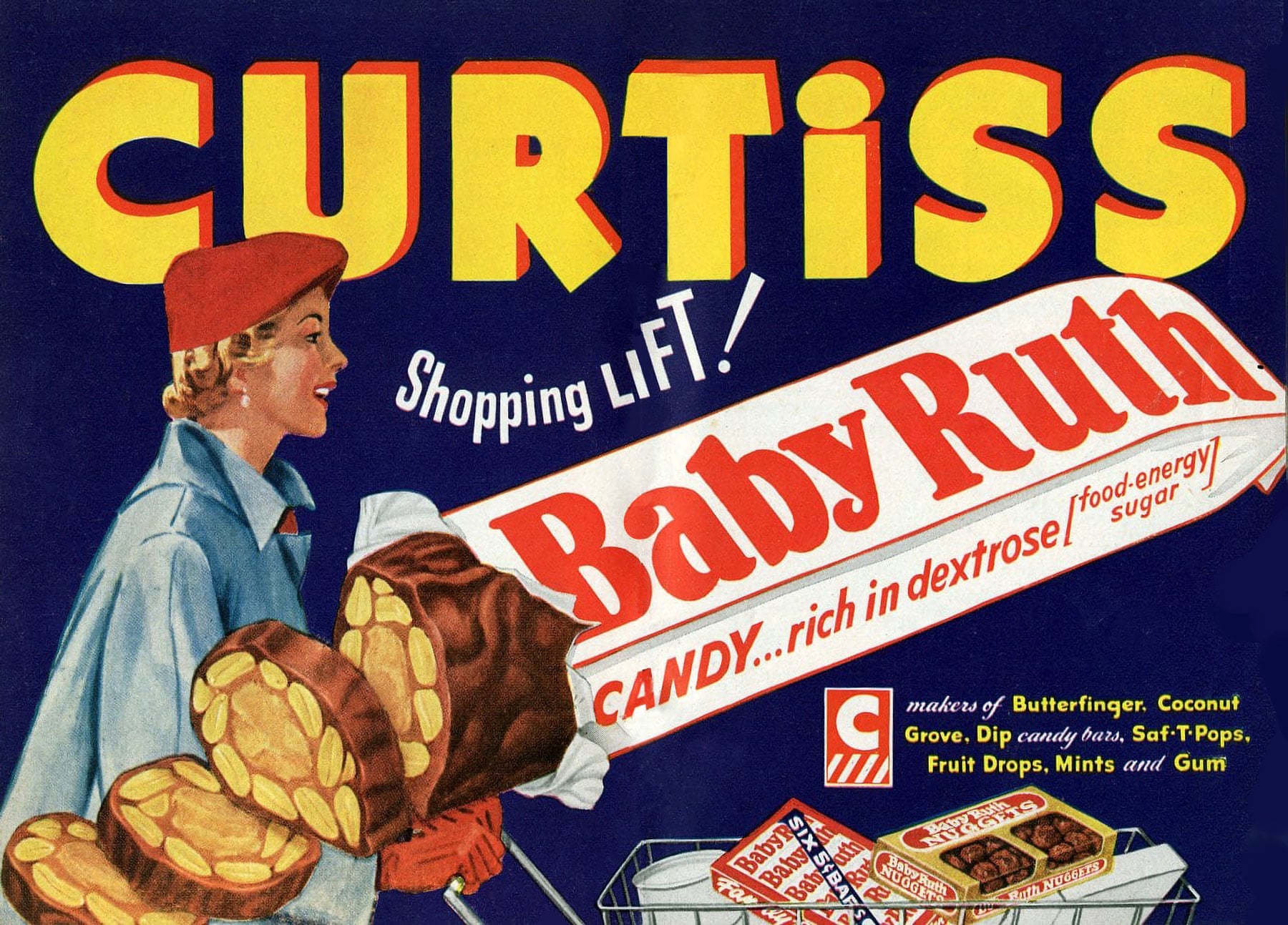 Vintage Baby Ruth ad