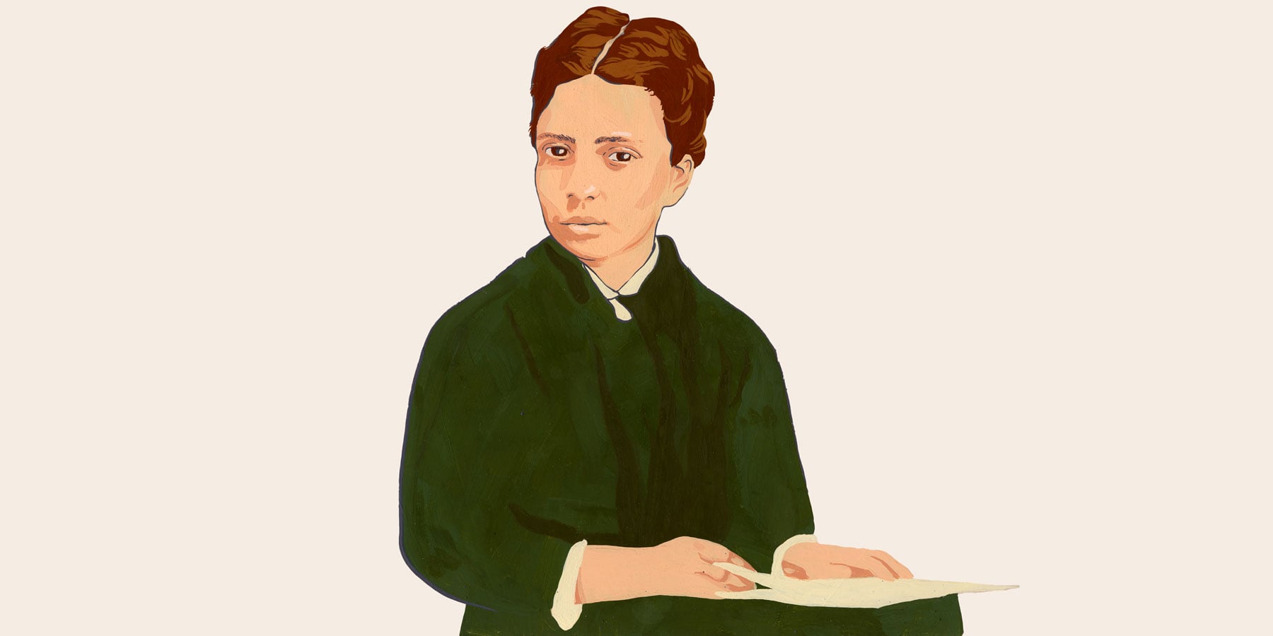 Illustration of Julia Lathrop
