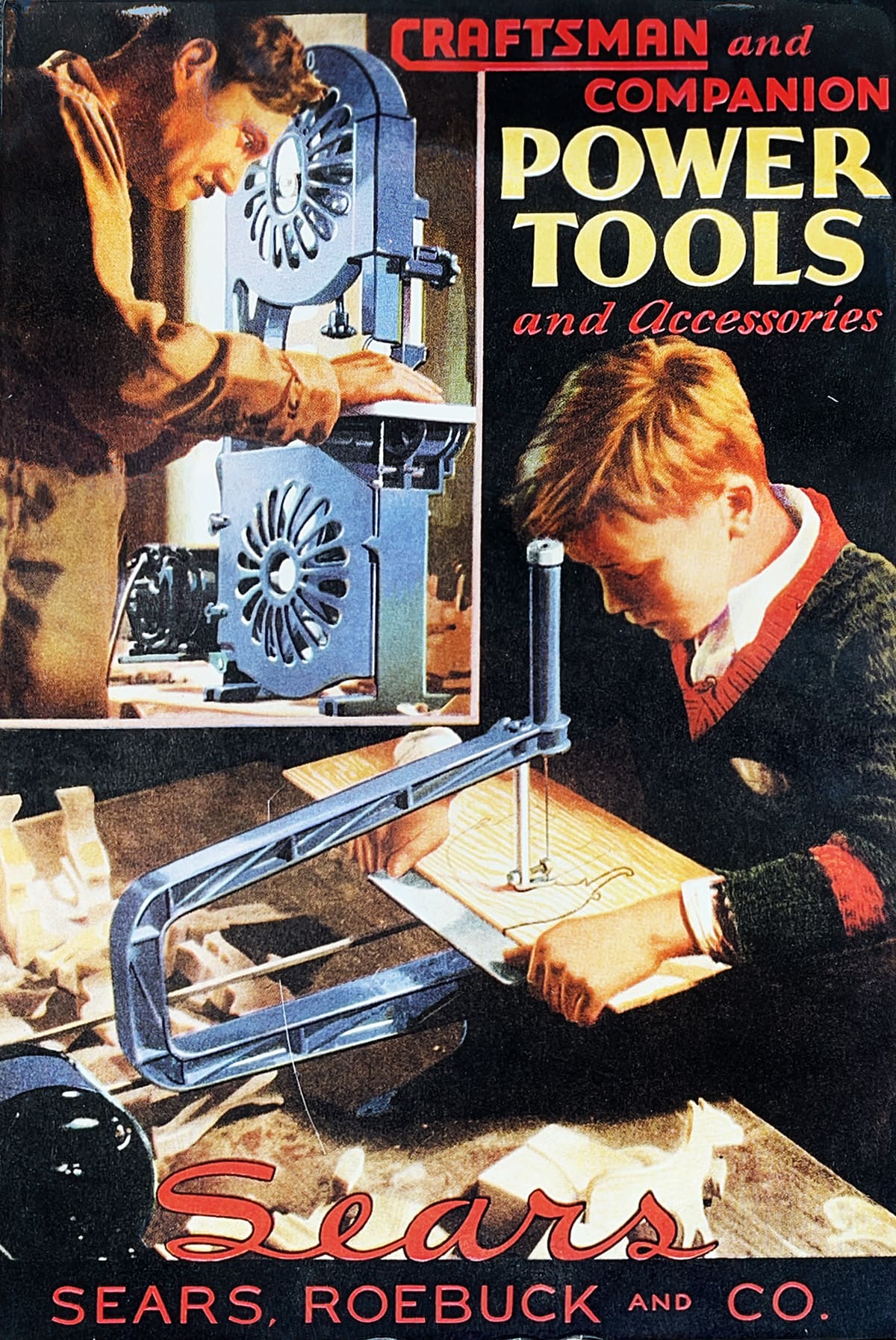 An advertisement for Craftsman tools from the 1940s