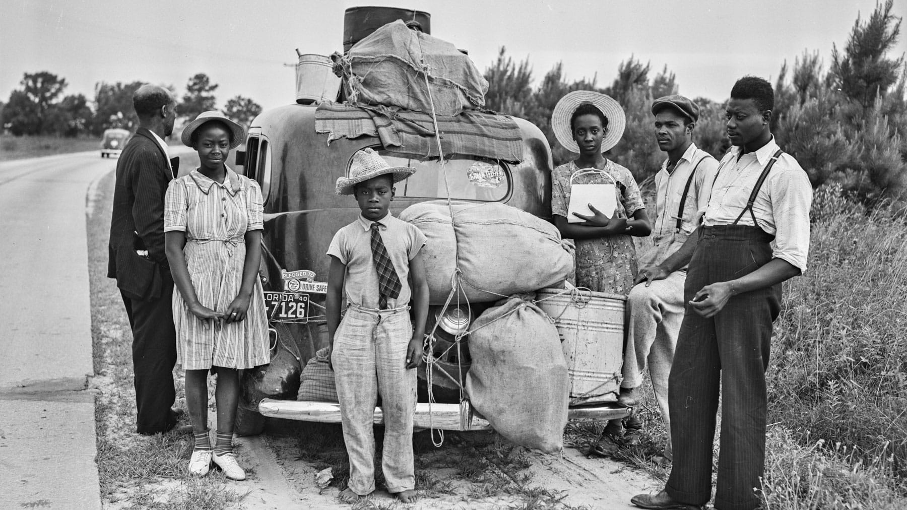 A Black migrant family in 1930