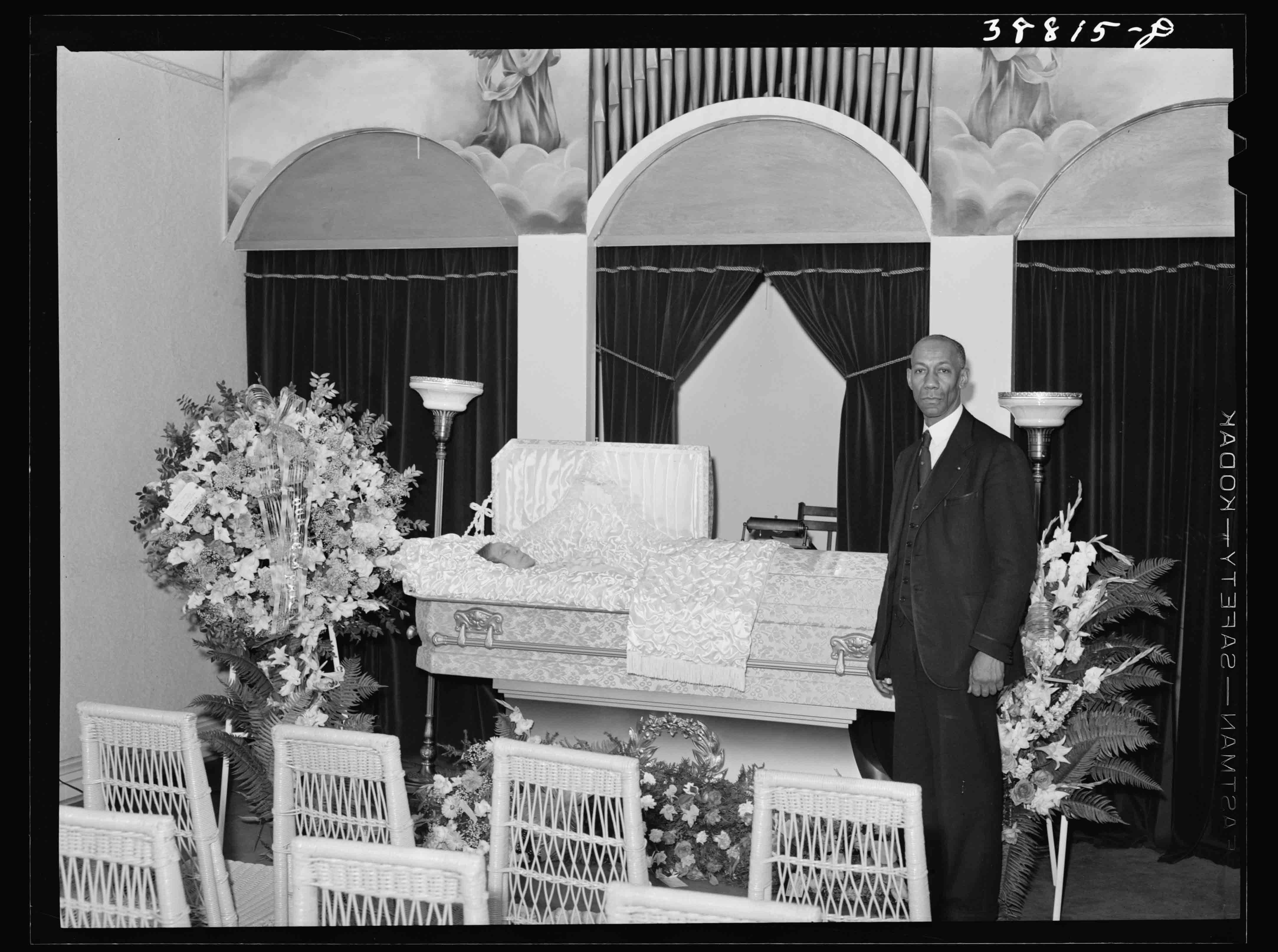 Black funeral parlor